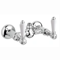 Смеситель для душа Nicolazzi P.M.Blanc настенный, с двумя ручками, хром (1425CR78) - миниатюра фото 1