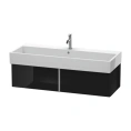 Стильная тумба под раковину Duravit 298×1184×431 мм с выдвижным ящиком, глянцевый черный (VA612904040) - миниатюра фото 1