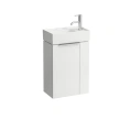 Тумба под раковину Laufen Kartell 815334 белая глянцевая 445х275х615 мм с сифоном (4.0751.2.033.631.1) - миниатюра фото 1