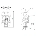 Циркуляционный насос Grundfos ALPHA3 25-60 N 180 - миниатюра фото 3