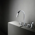 Кухонный смеситель Fantini Icona Deco с ручным душем и хромированным покрытием (53 02 R151) - миниатюра фото 1