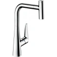 Кухонный смеситель Hansgrohe Talis Select M51 с выдвижным душем и поворотным изливом (72821800) - миниатюра фото 1