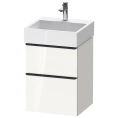 Подвесная тумбочка Duravit D-Neo 484x442x625 мм, 1 ящик, белый высокоглянцевый (DE437002222) - миниатюра фото 1