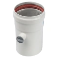 Труба Stout DN80 125 мм п/м с ревизионным патрубком SCA-0080-010125 - миниатюра фото 1