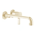 GESSI INCISO: Встраиваемый смеситель для раковины с золотым изливом 264-234 мм (58089#246) - миниатюра фото 1