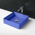 Раковина накладная Artceram Scalino 38x38 см цвет blu zaffiro (SCL001 16 00) - миниатюра фото 1