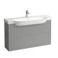 Подвесная тумба Laufen New Classic 118 см, 2 ящика, серый цвет (4.0605.2.085.627.1) - миниатюра фото 1