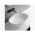 Накладная раковина AZZURRA ELEGANCE 60x40 см без отверстия, белая - миниатюра фото 1
