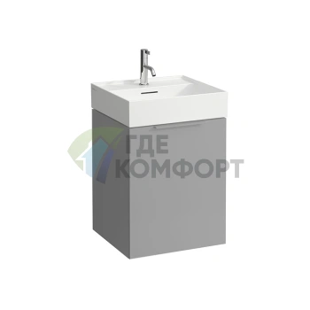 Тумба под раковину Laufen Kartell 810332 с выдвижным ящиком, серый матовый (4.0750.5.033.634.1) - фото 1