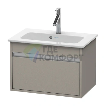 База под раковину Duravit Ketho 410x600x385 с выдвижным ящиком, цвет TERRA (KT642201414) - фото 1
