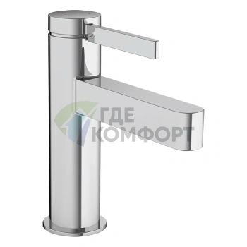 Смеситель для раковины Hansgrohe Finoris: однорычажный, с донным клапаном, хром (76010000) - фото 1