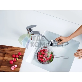 Смеситель Grohe Eurodisc Cosmopolitan для кухни: однорычажный, стильный, практичный - фото 3