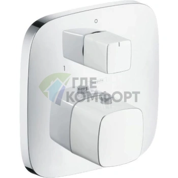 Умный термостат Hansgrohe PuraVida 15771400 для комфорта ванны и душа - фото 1