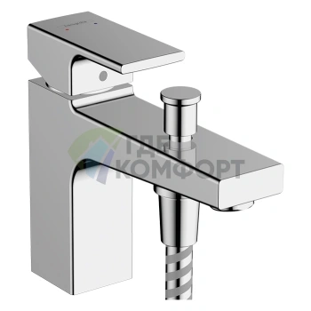Смеситель для ванны Hansgrohe Vernis Shape Monotrou с переключателем, хром (71463000) - фото 1