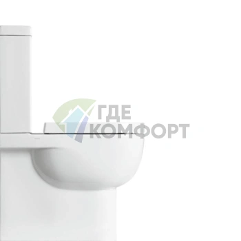 Унитаз-моноблок SIMAS E-LINE 62x35 см с универсальным сливом (EL07bi) - фото 1