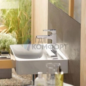 Смеситель для раковины Hansgrohe Metropol с донным клапаном Push-Open - фото 3