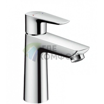 Смеситель для раковины Hansgrohe Talis E 110, хром, с донным клапаном Push-open (71711000) - фото 1
