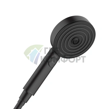 Ручной душ Hansgrohe Pulsify 105 3jet Activation, матовый черный (24100670) - фото 1