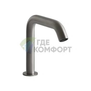 Электронный смеситель GESSI 316 FLESSA с кран-фильтром, цвет Steel Brushed (54081#239) - фото 1