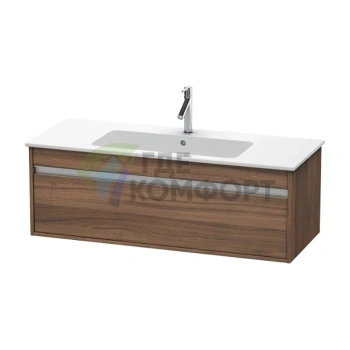 Пьедестал для раковины Duravit Ketho, ME by Starck, 1 ящик, 410x1200x475 мм, натуральный орех (KT642107979) - фото 1