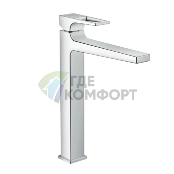Смеситель для раковины Hansgrohe Metropol 260, 1 отв., донный клапан Push-open, хром (74512000) - фото 1