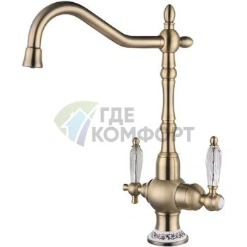 Смеситель Zorg Clean Water ZR 336 YF-22 BR с фильтром для воды: стиль и чистота для вашей кухни - фото 1