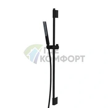 BOSSINI APICE: Комплект для душа со штангой и ручным душем Slim, 1500 мм, черный матовый (DA5061-N.073) - фото 1