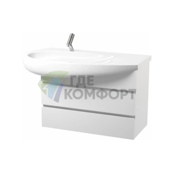 Подвесная тумба Laufen Alessi One 8.1497.5 белая глянцевая 73x32x47,5 см (4.2447.0.097.631.1) - фото 1