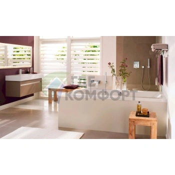 Смеситель для душа Grohe Eurocube 19898000 с термостатом настенного монтажа - фото 4