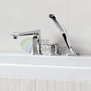 Смеситель Hansgrohe Metris для установки на борт ванны - фото 3