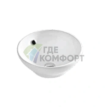 Накладная раковина Artceram WASHBASINS FUORI 1 43x43 см без отверстия, белая - фото 1