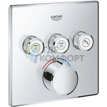 Смеситель Grohe Grohtherm SmartControl 29149000 для ванны с термостатом и душем