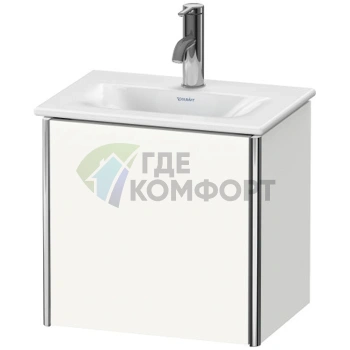 Подвесная тумба Duravit XSquare 073345 White High Gloss, 397x430x308 мм (XS4220L2222) - фото 1