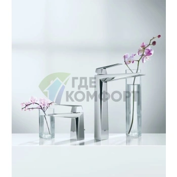 Смеситель для раковины Grohe Allure Brilliant с хромированным покрытием - фото 2