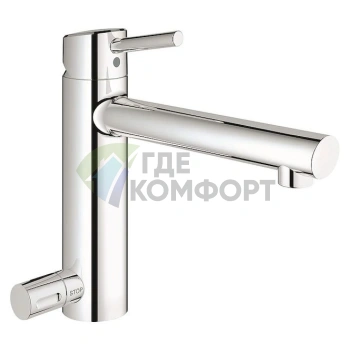 Смеситель Grohe Concetto 31209001 для кухни: стиль, эргономика и надежность - фото 1