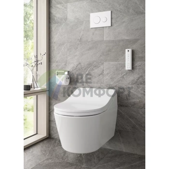 Подвесной унитаз TOTO с инновационной системой Washlet — полная комплектация для монтажа - фото 2