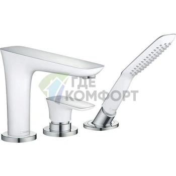 Смеситель Hansgrohe PuraVida для борта ванны