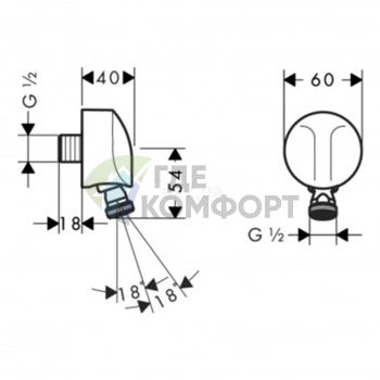Смеситель для раковины Hansgrohe Vivenis матовый черный (27505000) - фото 2