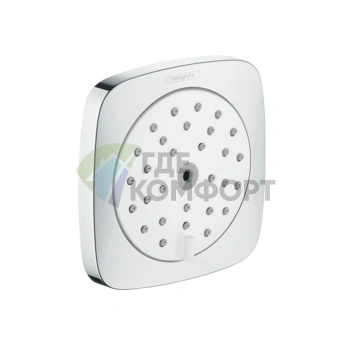 Боковая форсунка HG PuraVida 100 1jet RainAir, G1/2, белый/хром (28430400) - фото 1