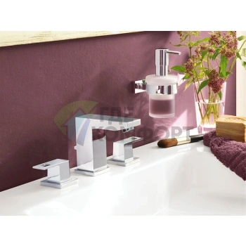 Смеситель для раковины Grohe Eurocube 20351000: однорычажный, хром - фото 3