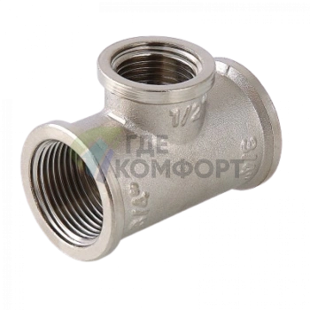 Тройник переходной с внутренней резьбой 1x3/4x1 Valtec - фото 3