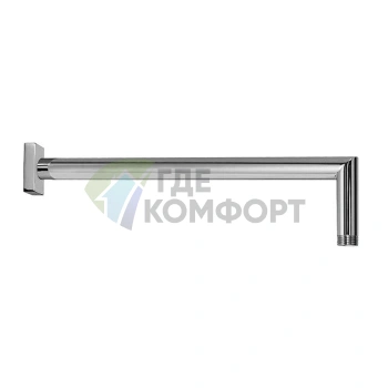Кронштейн для душевой лейки Fantini Mint 30 см, матовая натуральная сталь (86 93 8038) - фото 1