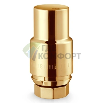 Термоголовка жидкостная Royal Thermo Design PRO М30х1,5 золото, RTO 07.0012, НС-1446823 - фото 1