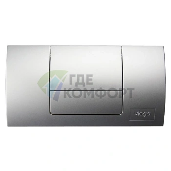 Кнопка смыва Viega Standard 449032 в матовом хроме