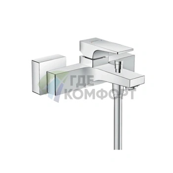 Смеситель для ванны Hansgrohe Metropol настенный, излив 180 мм, хром (32540000) - фото 1