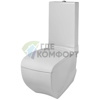 Унитаз-моноблок Artceram Hidra HI-LINE 38х68 см с крепежами, белый (HIV003 01 00bi) - фото 1