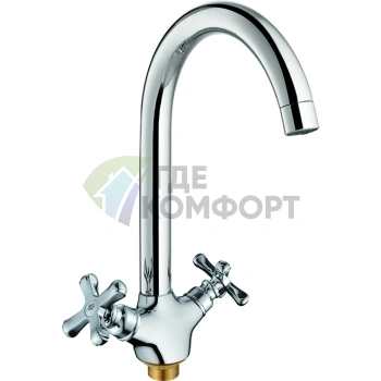 Смеситель для кухни Rush Bianki BI7650-24 с выдвижным изливом - фото 1