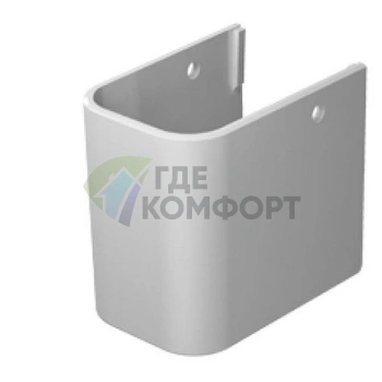 Полупьедестал для раковины DURAVIT Happy D2 21x31 см, белый (858280000)