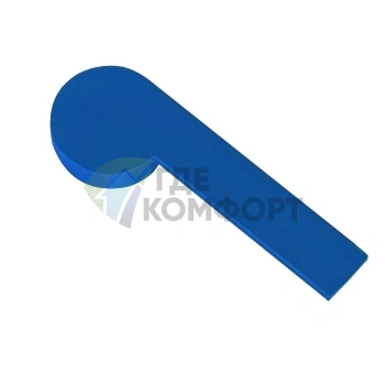 Стильная накладка на ручку смесителя Gattoni Color Blu для раковин и биде (8098/80BL)