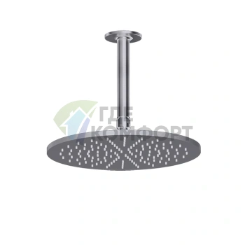 Настенная шарнирная душевая головка GESSI INCISO 1/2, 200 мм (цвет finox) (58189#149) - фото 1